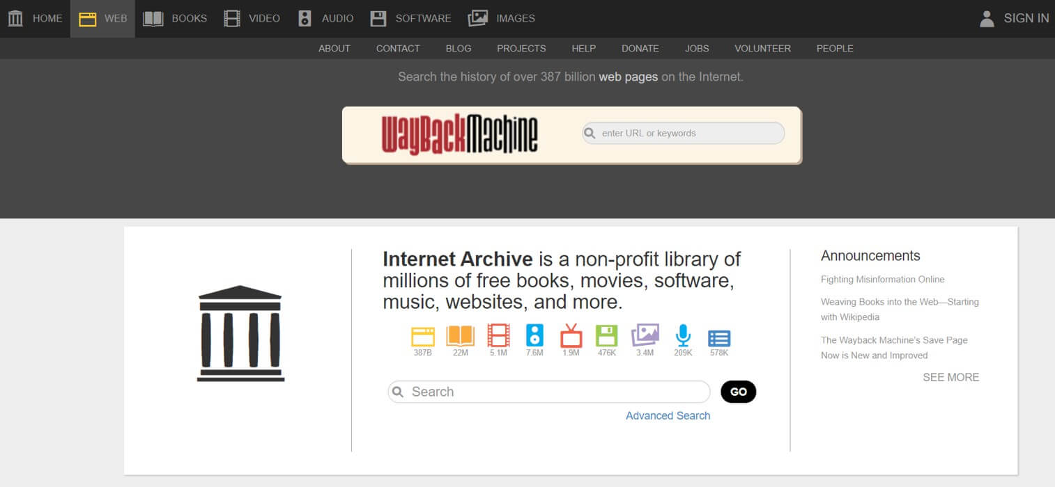 archive.org-herramientas-gratuitas-marketing-online-objetivomarketing