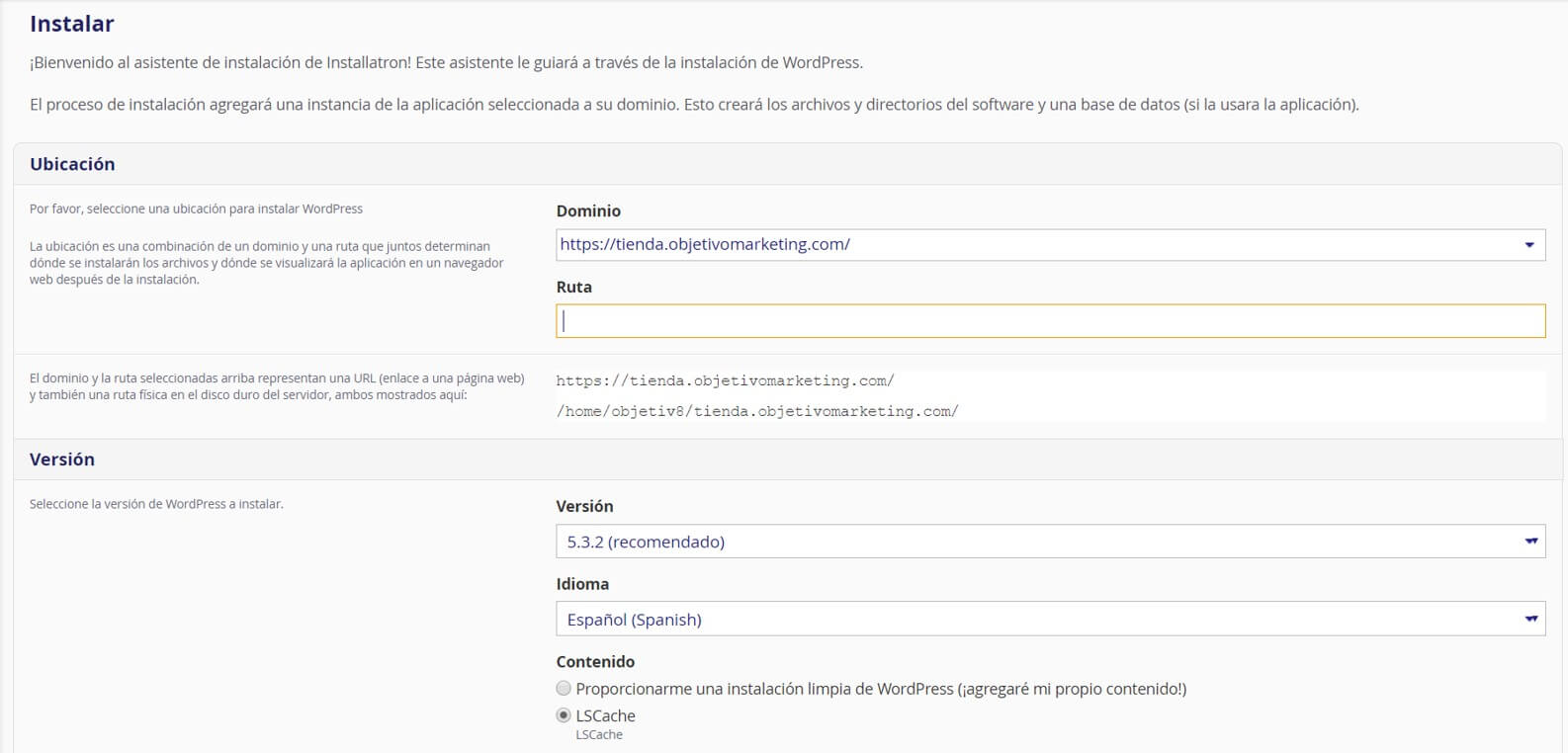 configuración-wordpress-para-subdominio