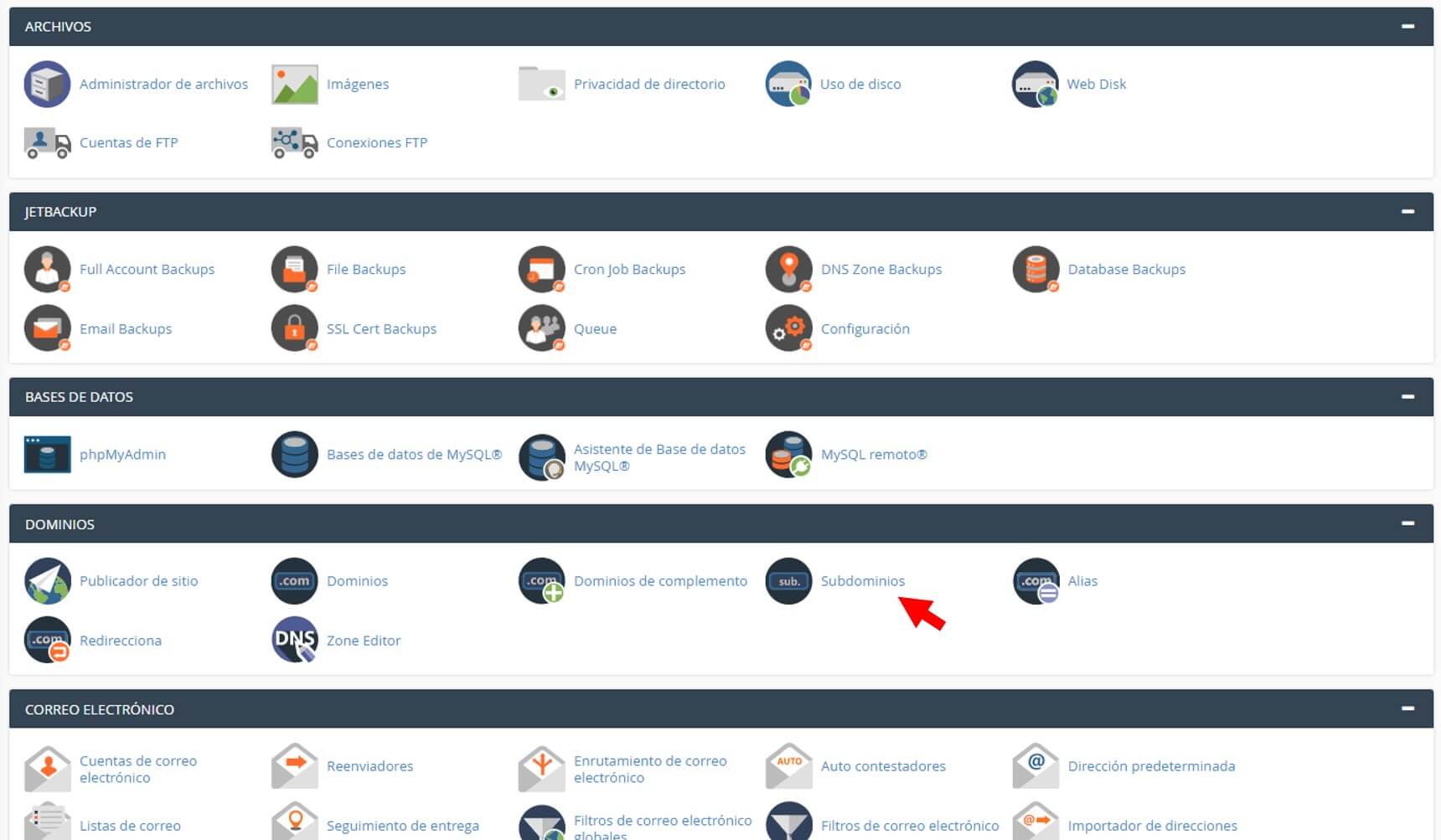 menu-cpanel-completo-crear-subdominio